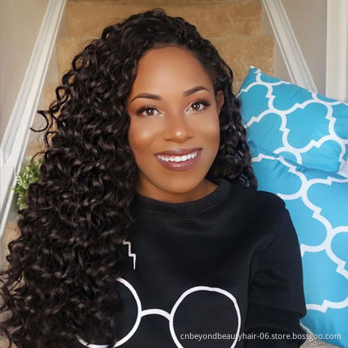 Synthetic Bulk Hair Crochet Hair Braids Box Braid 18 Inch Curly Deep Wave afro kinky Crochet Hair For afro Black Women